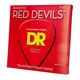 Струны для акустической гитары DR Strings Red DEVILS Acoustic - Custom Light (11-50) - изображение 2