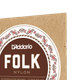 Струны для классической гитары DʼADDARIO EJ32C Folk Nylon Ball End Silver Wound / Clear Treble - изображение 4