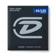 Струни для бас-гітари Dunlop DBN45125T Nickel Plated Steel Medium 5-String Tapered B (45-125) - зображення 1