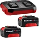 Аккумулятор для инструмента Einhell PXC-Twincharger Kit 18 В Li-Ion 4 Ач 2 шт + Зарядное устройство для инструмента (4512112) - изображение 3