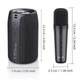 Портативна Bluetooth-колонка ZEALOT S32 10W з бездротовим мікрофоном, SD/USB/AUX, до 10 годин роботи, караоке-набір, чорна - зображення 3