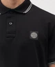 Чоловіче поло Stone Island Cotton Polo Black (M) M\Corta Slim Fit Shirt L1S152200010-S0018 V0029 - зображення 3