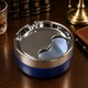Попільничка бездимна HL-6766 Blue діаметром 9 см - зображення 1