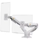 Кронштейн для двох моніторів North Bayou F160 White 17-27 дюймів з газліфтом|Настільне кріплення на стіл до 6.5 кг - зображення 4