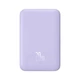УМБ, Портативна Батарея Baseus Magnetic Mini Air 20W 10000mAh, з бездротовою зарядкою Qi, Портативний зарядний пристрій / Акумулятор / Павербенк / Повербанк / Power Bank - Пурпуровий - зображення 1