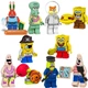 Набор коллекционных минифигурок SpongeBob SquarePants (9 шт.): Губка Боб, Патрик, Сквидвард, Мистер Крабс и другие. - изображение 1