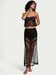 Жіночий комплект (топ + спідниця) Victoria's Secret Rose Lace Cami & Skirt Set XS (Чорний) - изображение 1