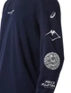 Чоловічий біговий лонгслів ASICS FujiTrail Logo LS Top 2011D525-400 Midnight/Cobalt Burst/Cool Grey M - изображение 5