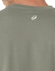 Футболка бавовняна чоловіча ASICS Chest Logo Tee 2031F333-300 Lichen Green M - изображение 4