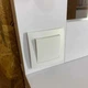 Туалетний косметичний столик з led підсвіткою, полицею та дзеркалом, на 5 шухляд - зображення 4