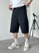 Мужские джинсовые шорты GF Baggy 33 черные - изображение 1