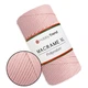 Пряжа Hobby Trend Macrame XL, пудрово-рожевий №072, поліефірний шнур для макраме 3 мм, 250 г/130 м, для в'язання сумок, кошиків та декору - зображення 1
