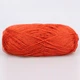 YarnArt Intense Linen Сицилийский апельсин №4113 - летняя льняная пряжа, лен с лиоцелем, 50 г / 175 м, для летних топов и ажурных изделий - изображение 3