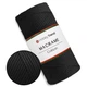 Пряжа Hobby Trend Macrame Cotton, чорна №270, бавовняний шнур для макраме 2 мм, 250 г/240 м, для в'язання сумок та декору, Macrame Cotton - зображення 1
