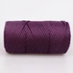 Пряжа Hobby Trend Macrame XL, Божоле №160, поліефірний шнур для макраме 3 мм, 250 г/130 м, для в'язання сумок, кошиків та декору - зображення 3