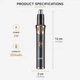 Тример для носа та вух Kemei KM-323 Акумуляторний Type-C заряджання - зображення 4
