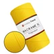 Пряжа Hobby Trend Macrame XL, жовта №059, поліефірний шнур для макраме 3 мм, 250 г/130 м, для в'язання сумок, кошиків та декору - зображення 1