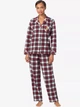 Пижама (рубашка + штаны) женская больших размеров Ralph Lauren 220707791 XL Красная (1159864281) - изображение 1