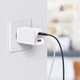 МЗП Baseus GaN5 Pro 65W PD USB/2Type-C + кабель Type-C White (CCGP120202) - зображення 3
