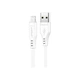 Дата кабель USB 2.0 AM to Lightning 1.2m 2.4A TPE C3-02 White Acefast (6974316280835) (346242) - зображення 1