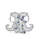 Брошь BROCHE Знаки Зодиака Близнецы серебристая BRBF115533 - изображение 1