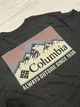 Чоловіча футболка Columbia легка літня бавовна спортивна на кожен день з принтом сірий М - изображение 3