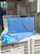 Перчатки нитриловые неопудренные Mediok Optima текстурированные Голубой Размер XS (4820261011395) - изображение 2
