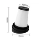 Фільтр для акумуляторного пилососу Gorenje SVC144FBK, SVC144FW, SVC216FR, SVC216FS, SVC180FW, SVC216GFW, 573575, IHF216FR - зображення 2