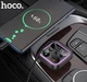 Автомобільний FM-трансмітер Hoco E85 Tiger car BT FM transmitter 2хUSB/Type-C 20W/3A Black - изображение 7
