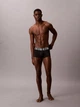 Набор трусов боксеров мужских Calvin Klein NB3611-58Q(Black-Lichen Green Multi) M 3 шт Черный (199156008685) - изображение 6