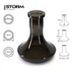 Колба для кальяна Шторм Мини Серая (Storm Mini Graphite) 19,5см - изображение 2