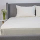 Простынь-чехол на резинке двуспальная ТЕП Velour 2-04756_33915 160х200 см молочная 5192254 - изображение 2