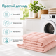 Ковдра літня IDEIA TROPICAL 200х220 см гіпоалергенна зі штучним пухом пудра (8-36698*002) - зображення 8