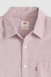 Мужская рубашка в клетку Levi's 52(XL) Розовый (148467) - изображение 2