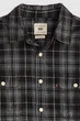 Мужская рубашка в клетку Levi's 52(XL) Чёрный-клетка (148479) - изображение 4