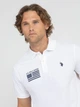 Поло довге чоловіче U.S. Polo Assn 11C047-3O00A (White) XL Біле (786660434538) - зображення 4