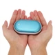 Грілка для рук та повербанк 2 в 1 Pebble hand warmer Грілка-повербанк 5000 mAh Power Bank з підігрівом - изображение 4