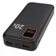 Повербанк 20000 mAh 22.5W зі швидкою зарядкою PD/QC Remzona Extrinity 20X для телефона apple айфона samsung універсальний повер банк 20 000 потужний портативний пауербанк для iphone самсунг роутера планшета смартфона павербанк чорний з Type-C + кабель - зображення 13