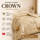 Зимнее одеяло из верблюжьей шерсти Crown, Евро, 200x230 см, Бежевый - изображение 5