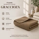 Полотенце Graccioza Bee Waffle Stone, Гостьевое, 30x50 см, Коричневый - изображение 6