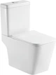 Унитаз-компакт Ravak Torrenta Cube Combi RimOff с сиденьем Soft Close дюропласт RKUJ100024 - изображение 1