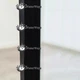 Душова перегородка Sunways Black Obsidian 80х195 см огорожа для душу прозоре скло 8 мм чорний профіль - зображення 4