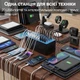 Мультизарядное устройство на 20 USB портов Addap MCS-A5+, док-станция, 100W, blue (7378) - изображение 4