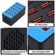 Мультизарядное устройство на 20 USB портов Addap MCS-A5+, док-станция, 100W, blue (7378) - изображение 6