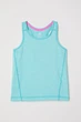 Майка для спорту H&M м'ятний UOKMG334 98/104 - зображення 1