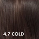 Крем-краска для волос Echosline Echos Color 4.7 COLD Холодный коричневый средний каштан 100 мл - изображение 2