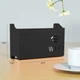 Поличка органайзер для Wi-Fi роутера настінний бокс тримач Router Storage Box Black - зображення 4