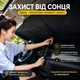 Солнцезащитный зонт для авто на лобовое стекло с чехлом 140х80см Автомобильная Шторка-зонтик от солнца - изображение 2