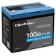 Akumulator Qoltec LiFePO4 Litowo-Żelazowo-Fosforanowy 12.8V 100Ah 1280Wh BMS Bluetooth (5901878537146) - obraz 3