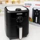 Мультипечь аэрофритюрница Pova 5.5L 1500W с функцией аэрогриля для приготовления без масла - изображение 6